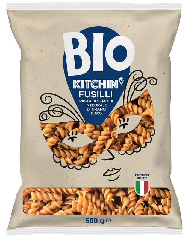 Kitchin Organic Durum Whole Wheat Semolina Fusilli N. 144