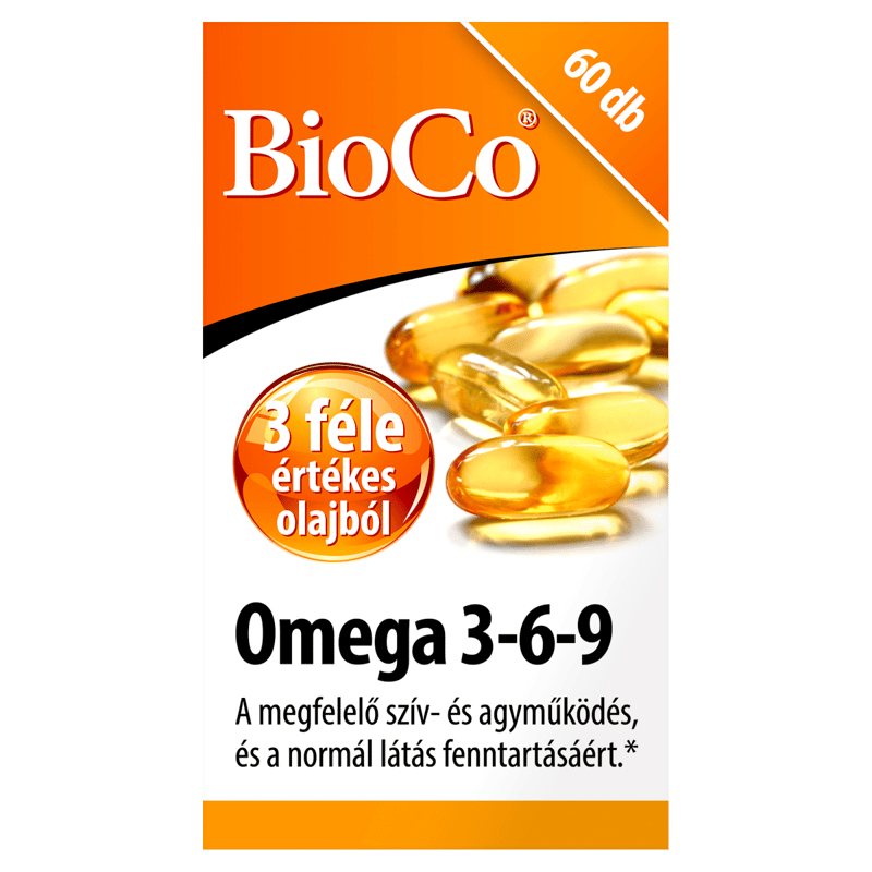 BioCo Omega 3-6-9 lágyzselatin kapszula 60 db