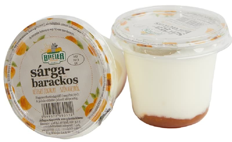 Breier Farm's Apricot Yogurt