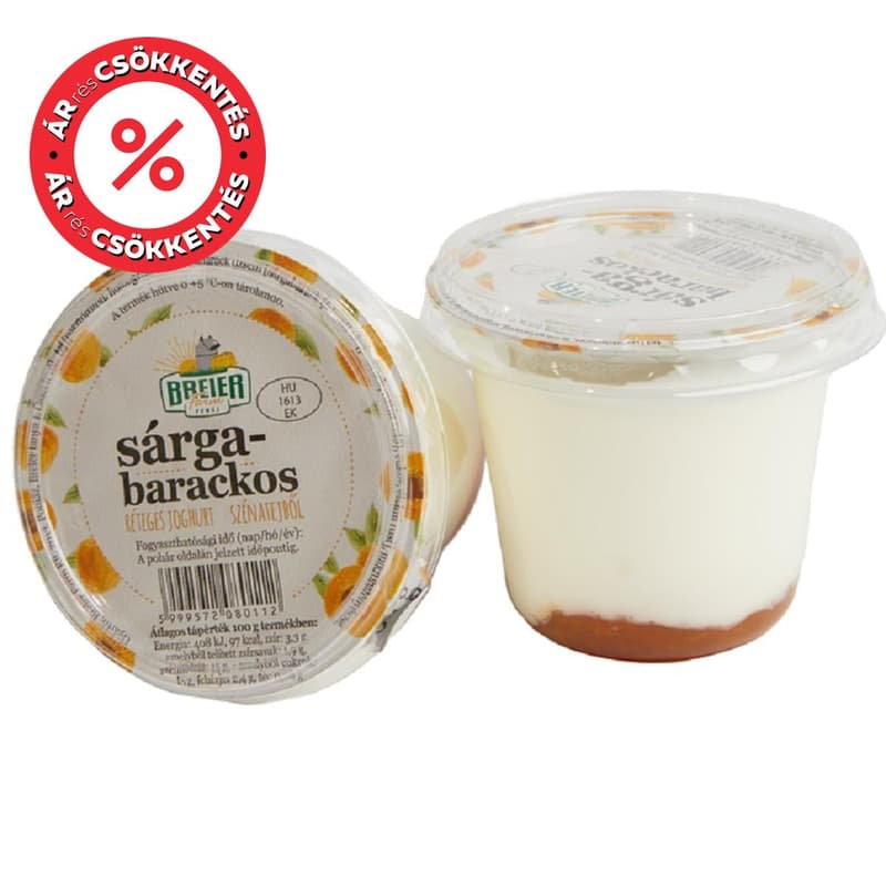 Breier Farm's Apricot Yogurt