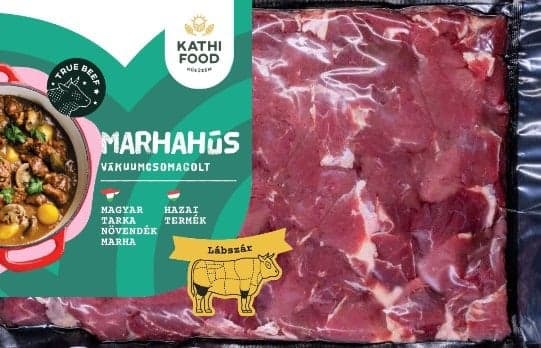 Hungarian variegated fresh checkered beef leg