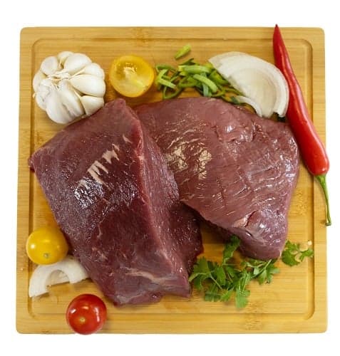 Sliced Hungarian variegated fresh beef leg