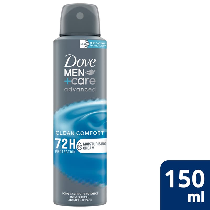 Dove Men+Care Antiperspirant deodorant - Clean Comfort 150ml