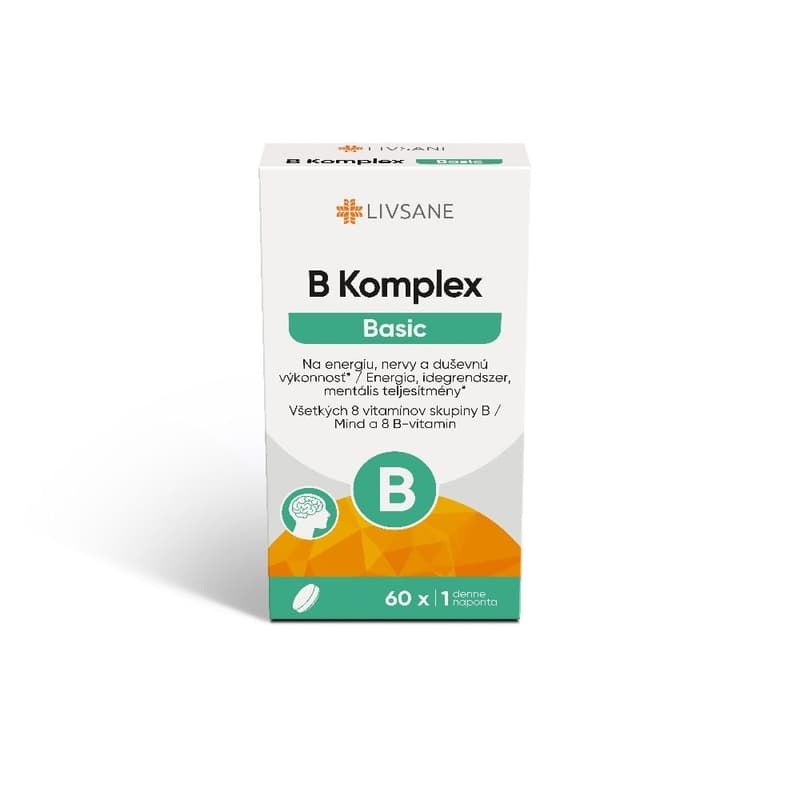 LIVSANE B vitamin Komplex tabletta 60 db