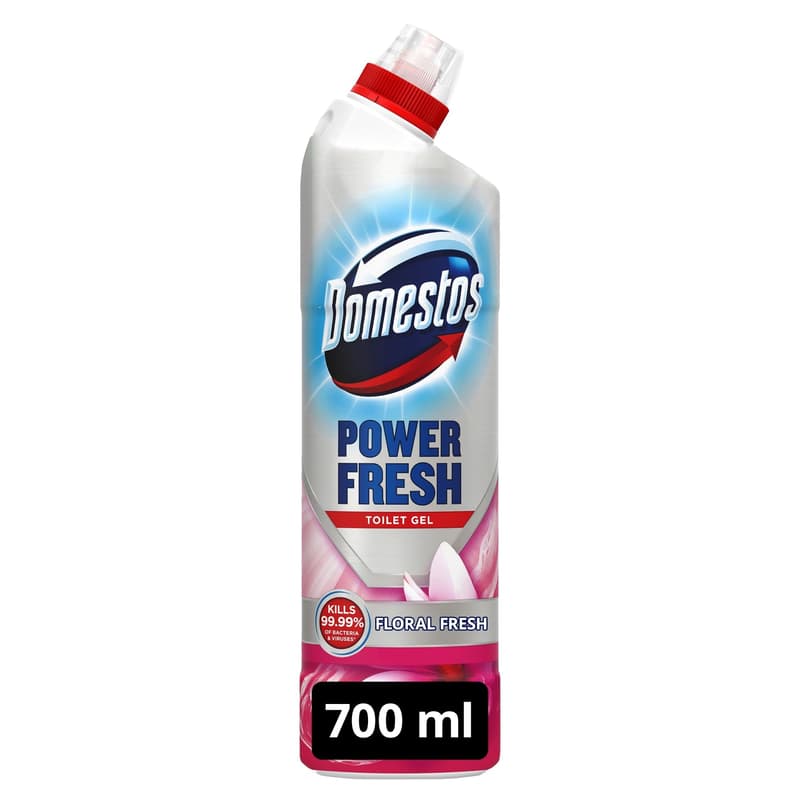 Domestos Power Fresh toilet cleaning gel 700ml - Floral Fresh