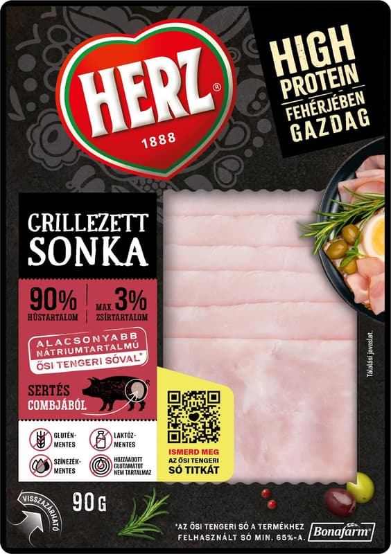 HERZ GRILLED HAM 90 g