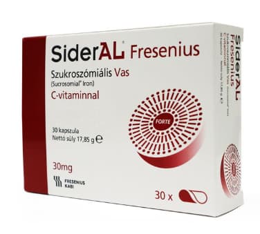 SiderAL Iron with Vitamin C capsules 30 pcs