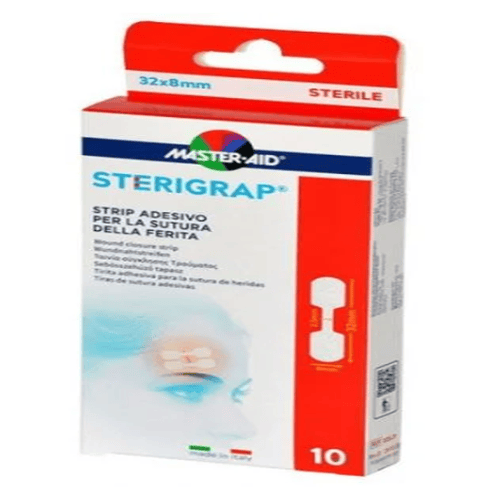 MASTER AID Sterigrap sebtapasz 32x8mm 10 db