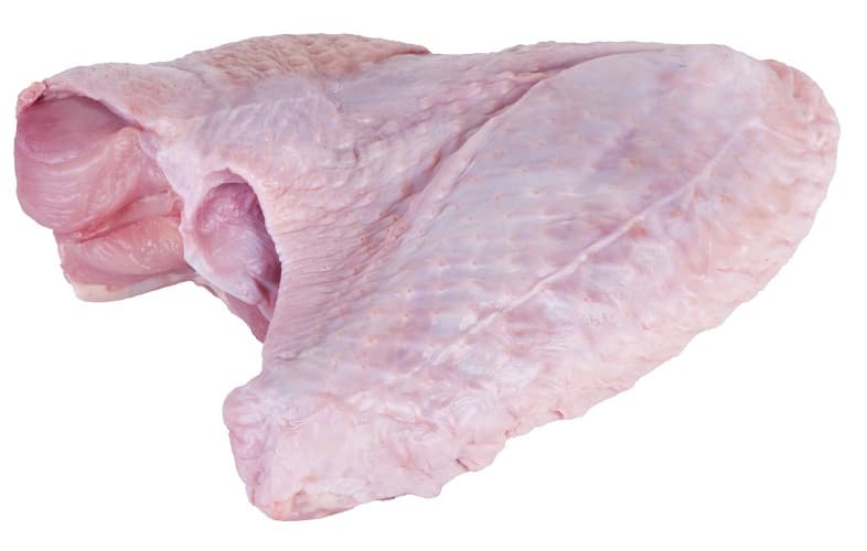 Fresh turkey wing vacuum packed