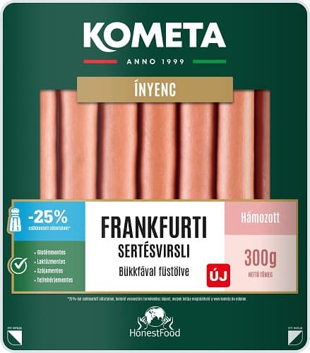 Kometa frankfurti virsli hámozott