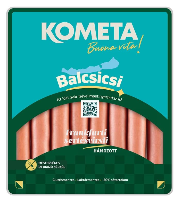 Kometa frankfurti virsli hámozott