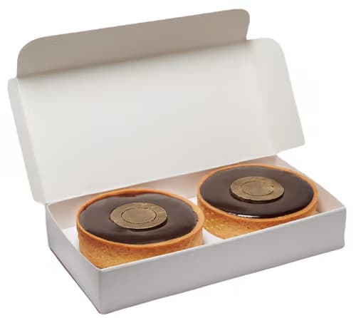 Kis Pékinas Tonkababos étcsokoládé tart