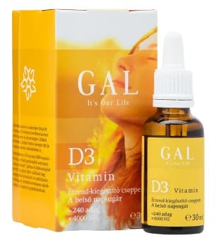 GAL D3-vitamin, 4000 NE x 240 adag