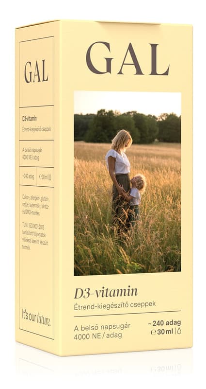 GAL D3-vitamin, 4000 NE x 240 adag