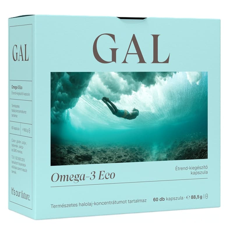 GAL Omega-3 Eco, 700 mg Omega-3 x 60 lágyzselatin-kapszula