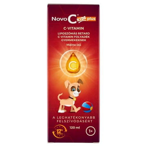 Novo C Kids Vitamin C liposomal liquid raspberry flavor 120ml
