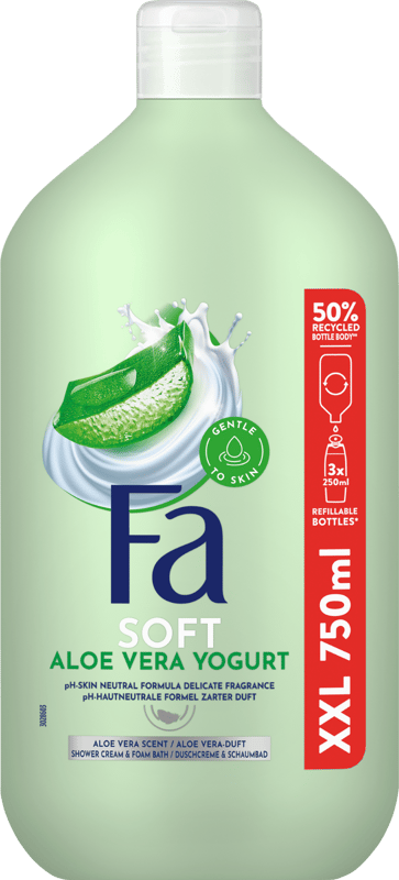 Fa shower gel and bubble bath Yoghurt Aloe Vera 750 ml