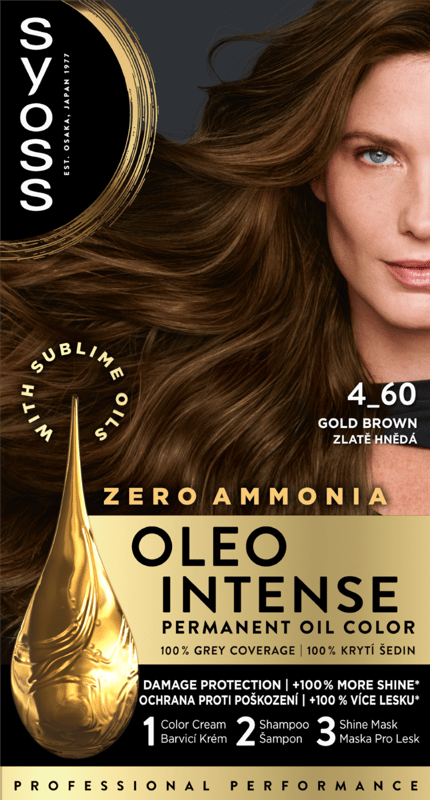 Syoss Color Oleo intenzív olaj hajfesték 4-60 aranybarna