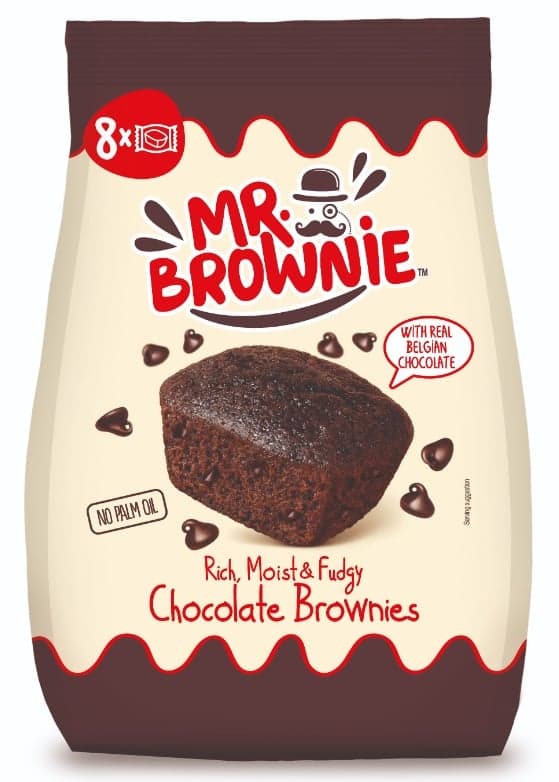 Mr. Brownie Chocolate Brownies with Belgian Chocolate