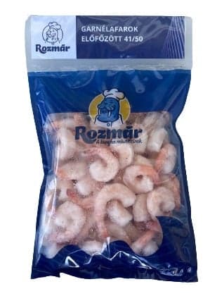 Shrimp tail pre-cooked, with tail end frozen 41/50