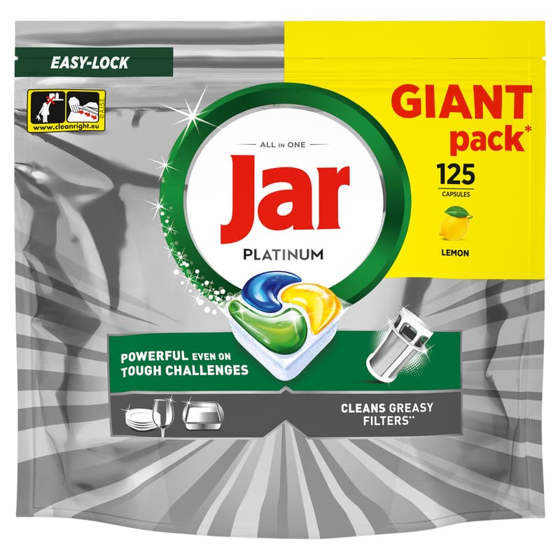 Jar Platinum Lemon All In One Mosogatókapszula