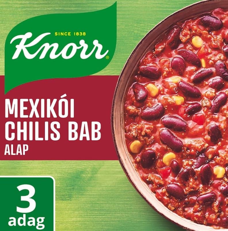 Knorr Fix mexikói chilis bab alap