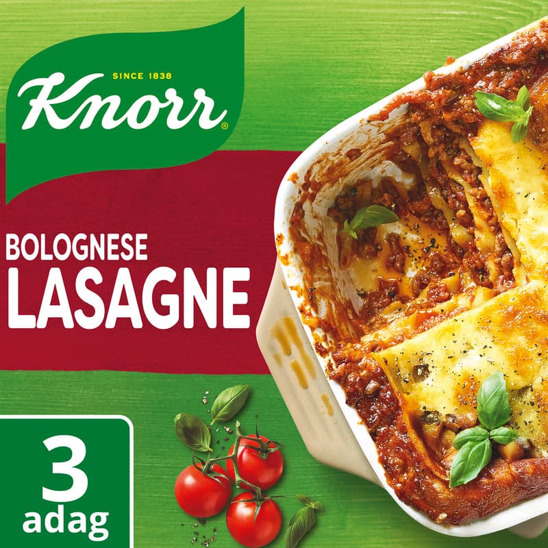 Knorr Fix lasagne tészta bolognai mártással