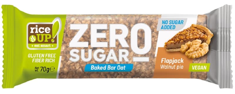 Rice Up Zero Sugar Flapjack walnut pie