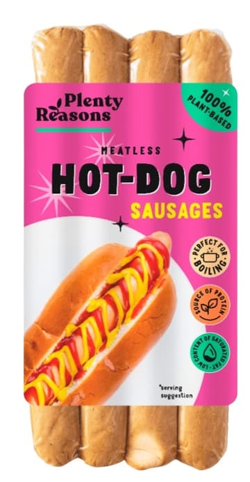 Plenty Reasons Meatless Hot-dog Sausages