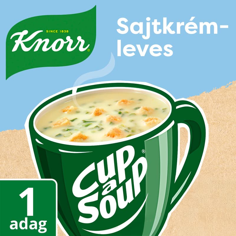 Knorr Cup with Soup Cream Soup Buns