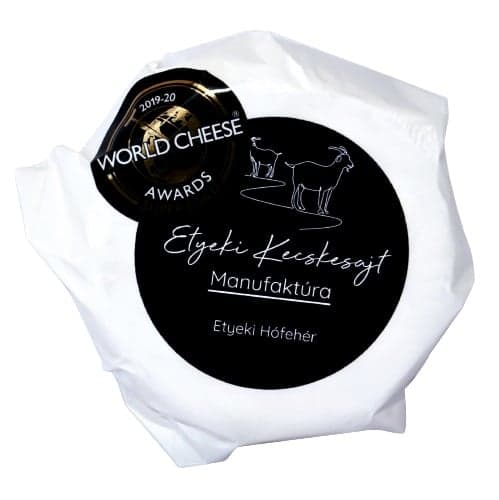Etyeki Hófehér Goat Cheese Aged with White Mold