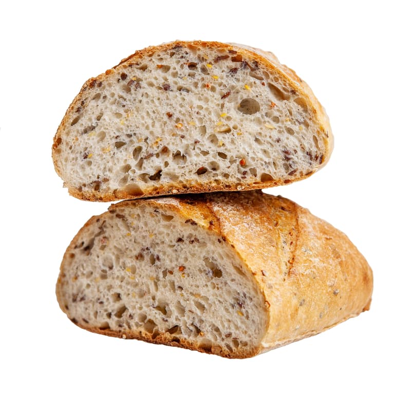 Sourdough bread with mix of seeds
