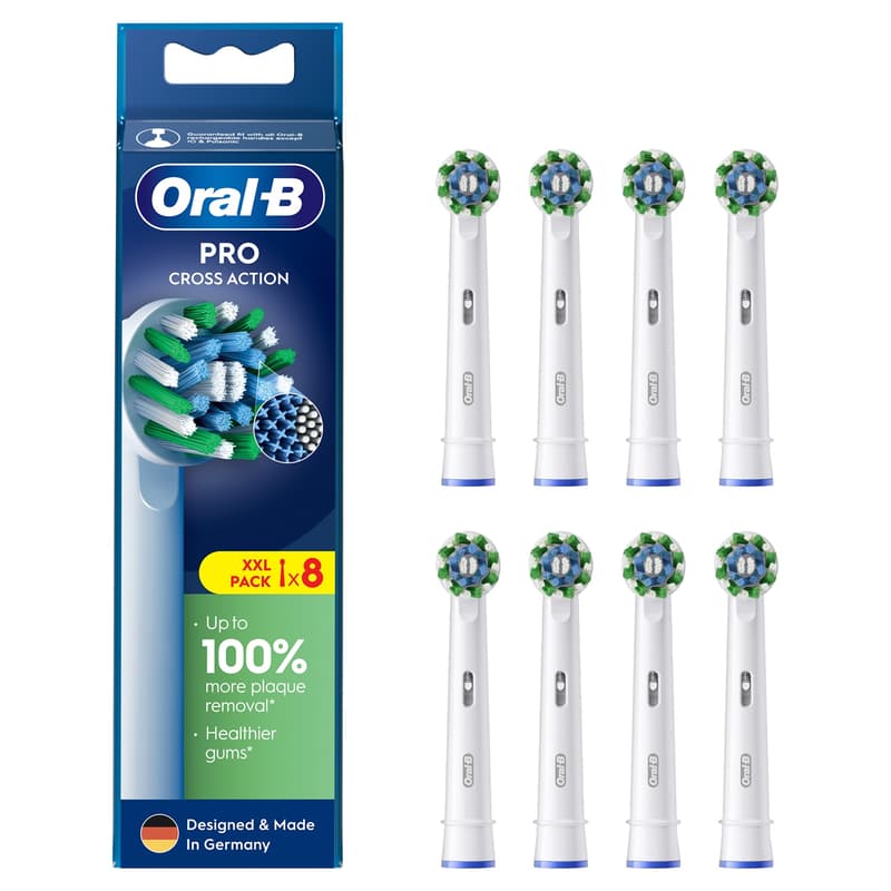 Oral-B CrossAction with CleanMaximiser Technology Electric Toothbrush Heads