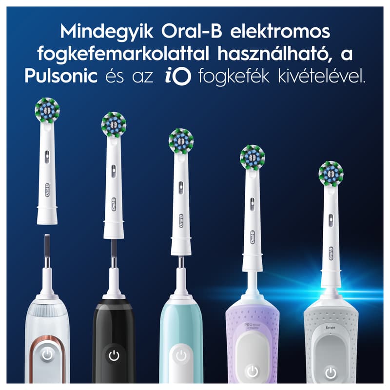 Oral-B CrossAction with CleanMaximiser Technology Electric Toothbrush Heads