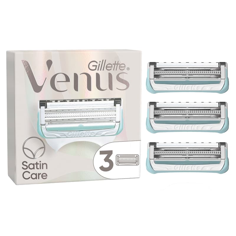 Venus For Pubic Hair & Skin Women's Razor Blades x3