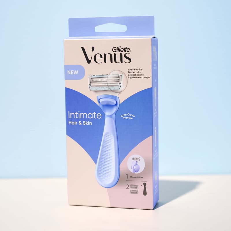 Gillette Venus Intim Szőrzethez és Bőrterülethez Tervezett Borotvabetét Női Borotvához, 3 db