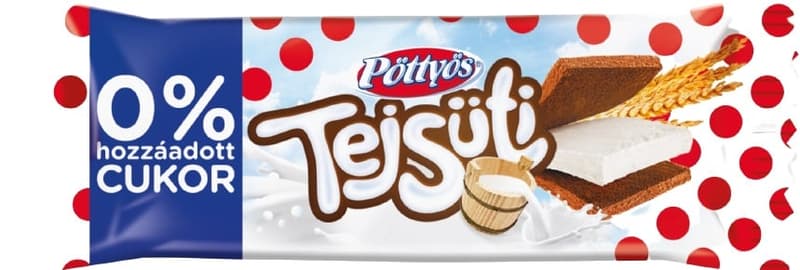 Pöttyös Milk Snack with 0% Added Sugars