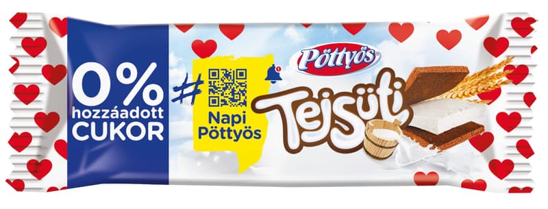 Pöttyös Milk Snack with 0% Added Sugars