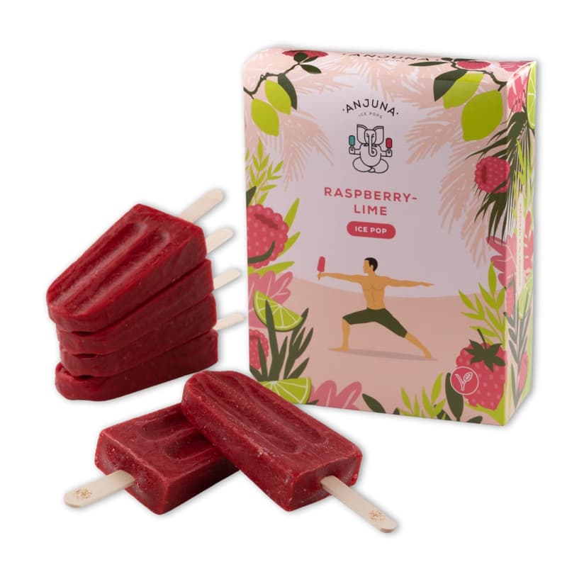 ANJUNA Málna-Lime jégkrém mini multipack