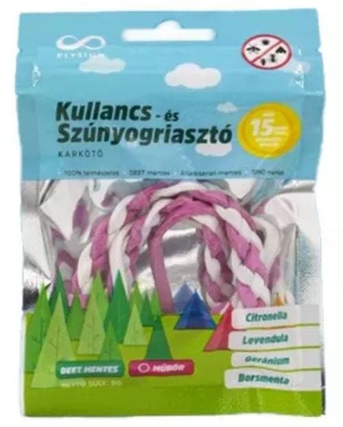 Elysium kullancs-és szúnyogriasztó karkötő műbőr 1 db