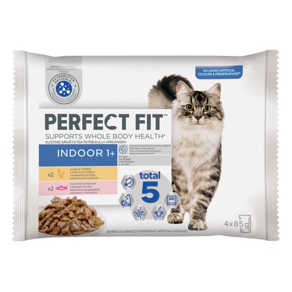 Perfect Fit alutas Csirke & Lazac Indoor