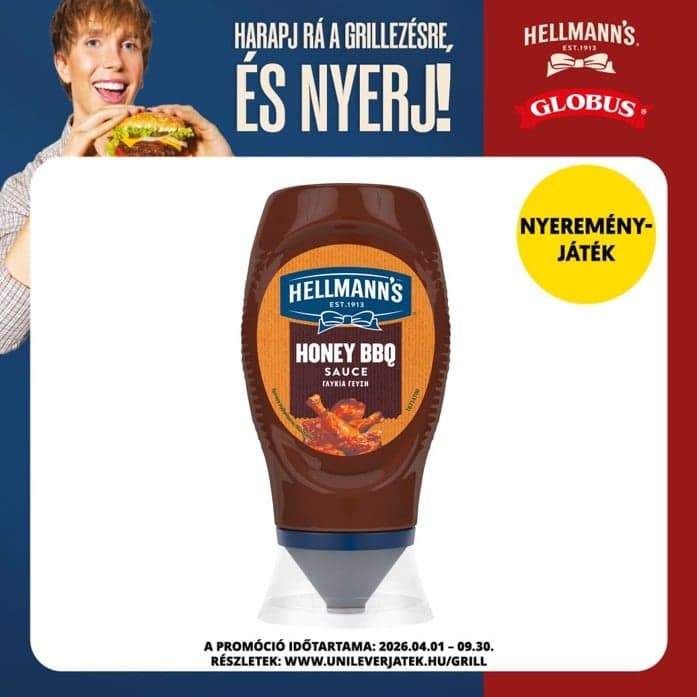 Hellmann's honey barbecue sauce