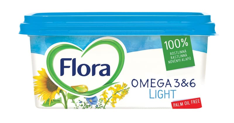 Flora Light Margarine Tub