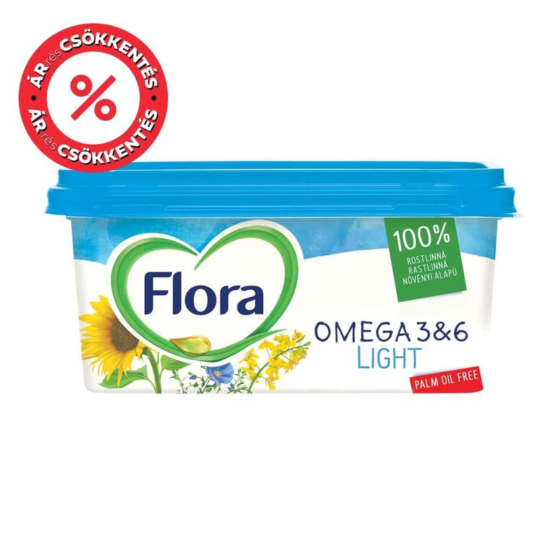 Flora Light Margarine Tub