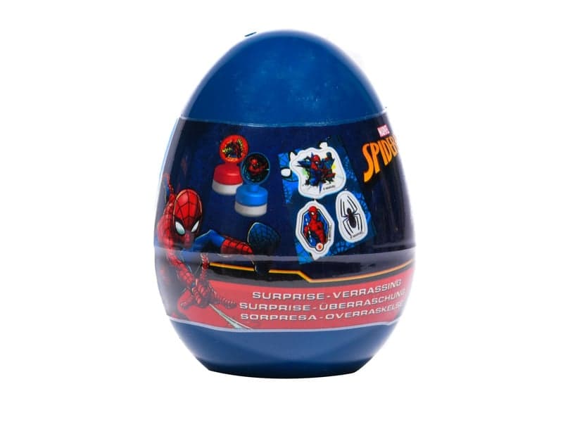 SPIDERMAN SURPRISE EGG SMALL 3-ASS DISPLAY