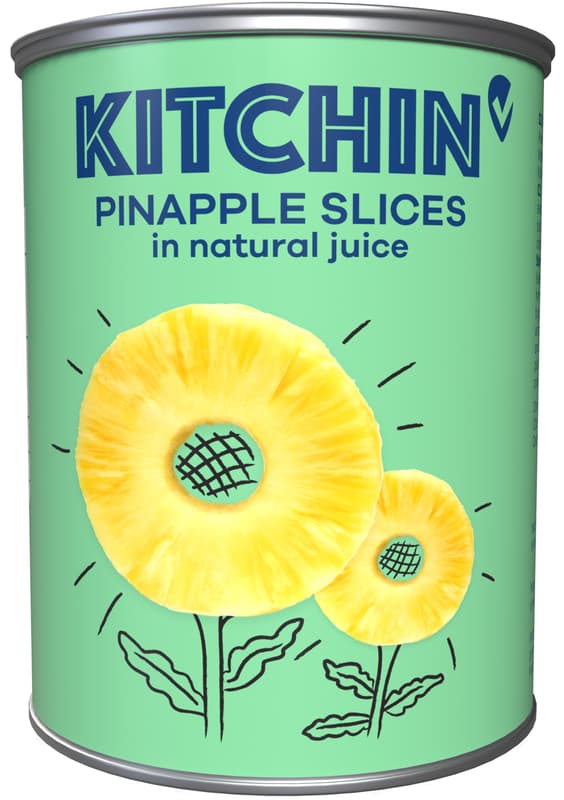 Kitchin Pineapple slices in its own juice