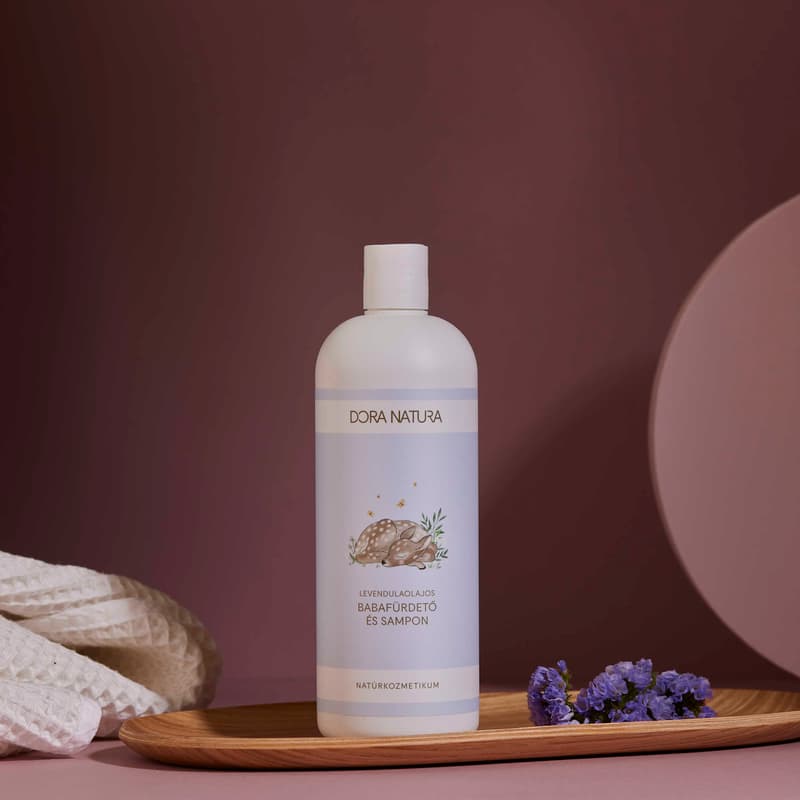 Levander oil baby bath and shampoo