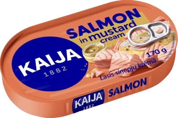 Kaija Salmon fillets in eng.must. cream 170 g
