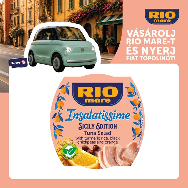 Rio Mare Insalatissime tonhalsaláta Sicily Edition