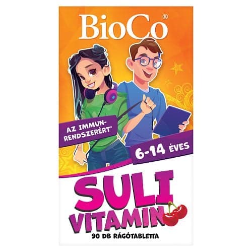 BioCo Suli vitamin cherry chewable tablets 90 pcs